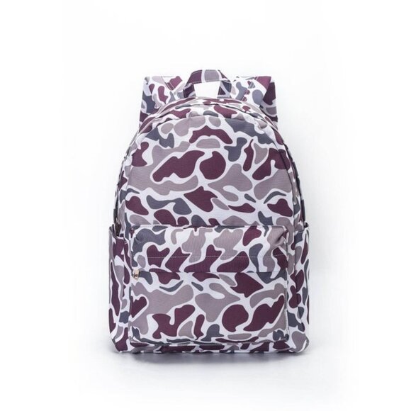 Camo Print Backpack Polyester - Picture 1 of 2
